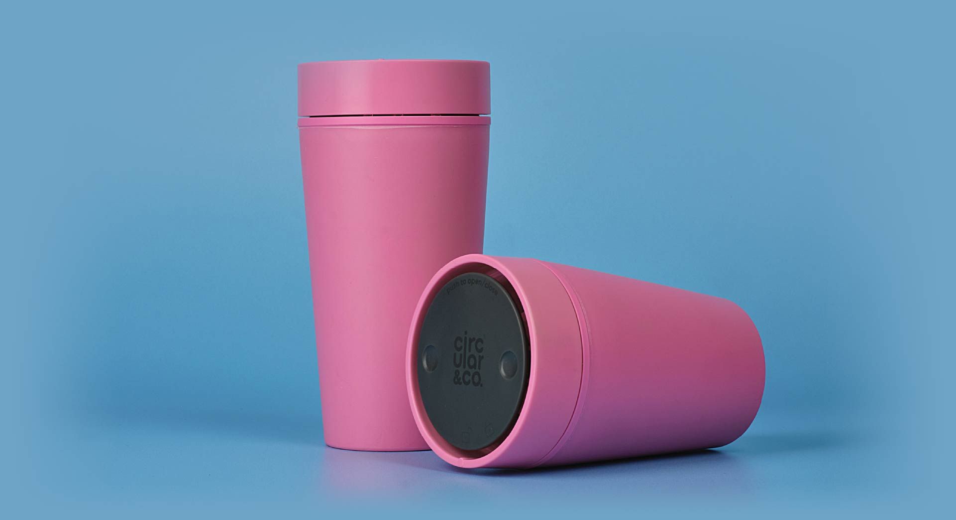 Reusable, recycled coffee cups made from bubblegum