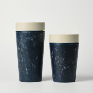 Circular&Co Reusable Coffee Cup Made From Fabric Waste Ecru